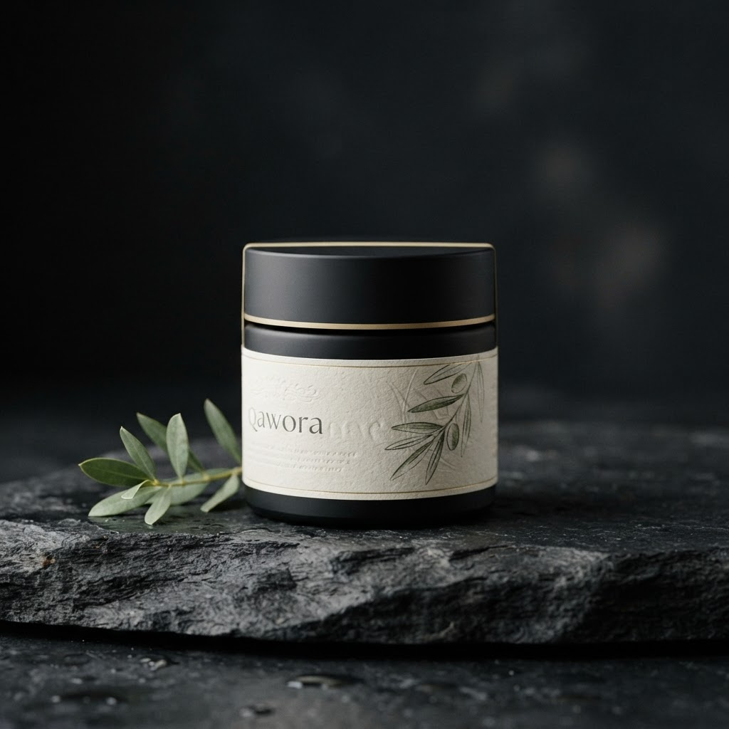 Qawora botanical balm jar